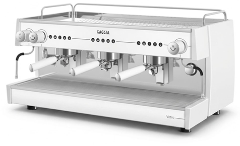 Máquina de café expresso profesional Gaggia Vetro 3 grupos
